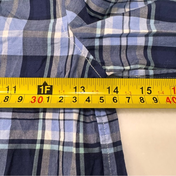 Ralph Lauren Boys 2 Pcs Set Navy Chinos & Blue Button Down Plaid Shirt Size 5 - Picture 3 of 14